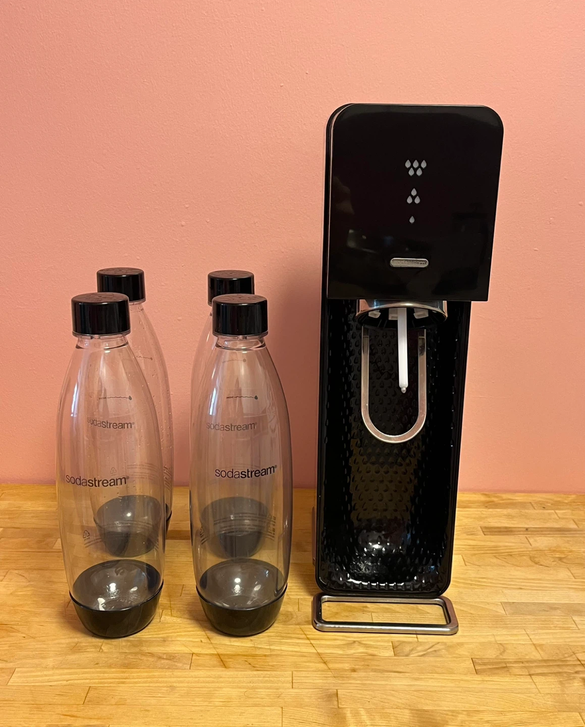 SodaStream + 4 bottles - Black