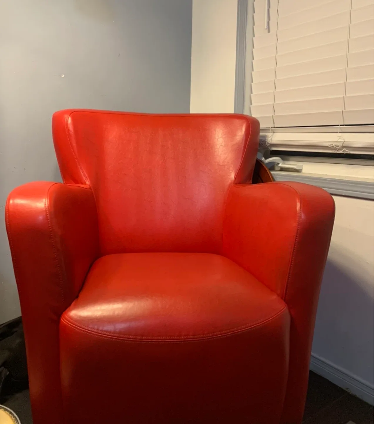 Red Leather Armchair image indicator(5)