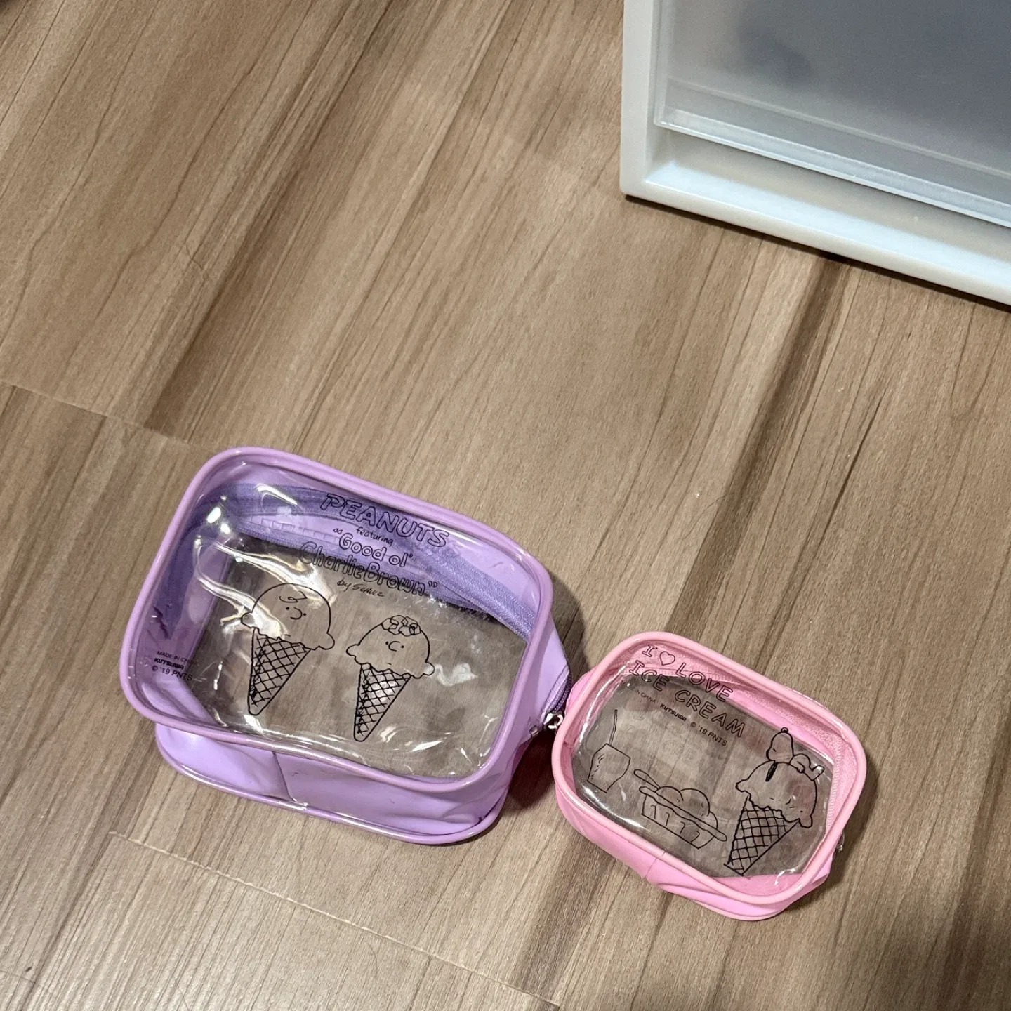 Peanuts Cosmetic Bags - Set of 2 image indicator(2)