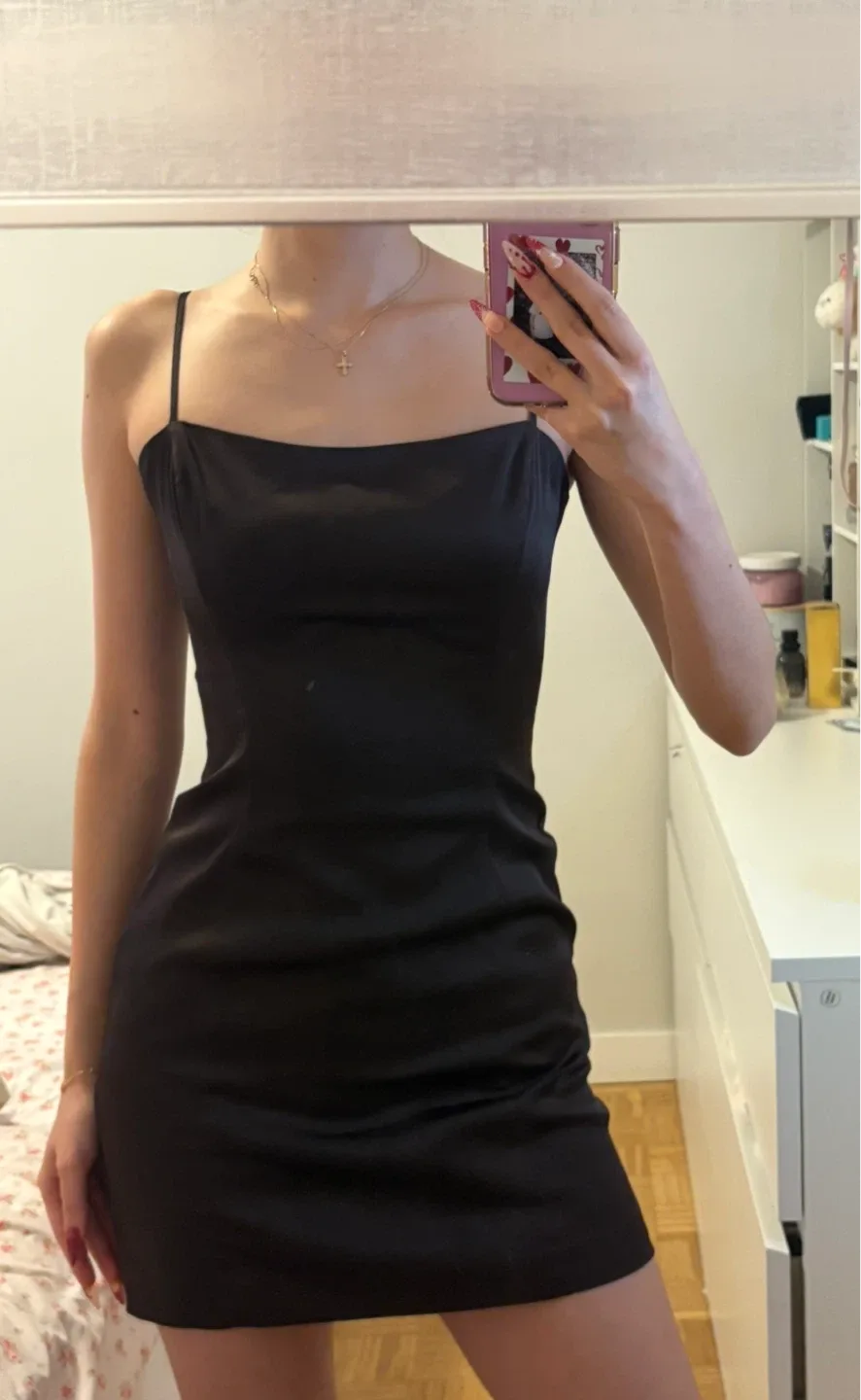 Sunday Best Brown Satin Mini Dress - Size 2 thumbnail