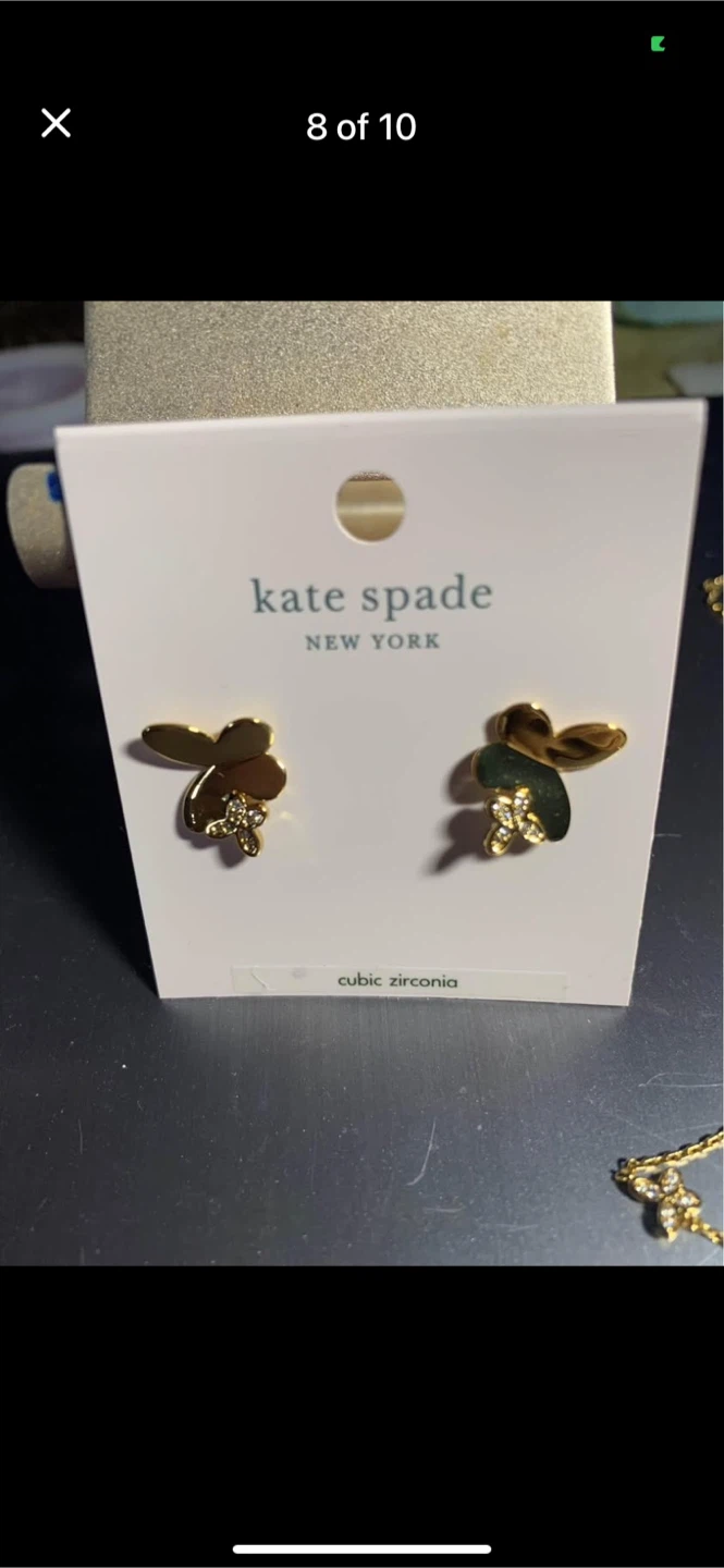 Kate Spade Butterfly Necklace & Earrings Set - photo 5