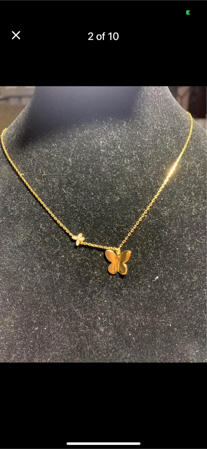 Kate Spade Butterfly Necklace & Earrings Set - photo 2