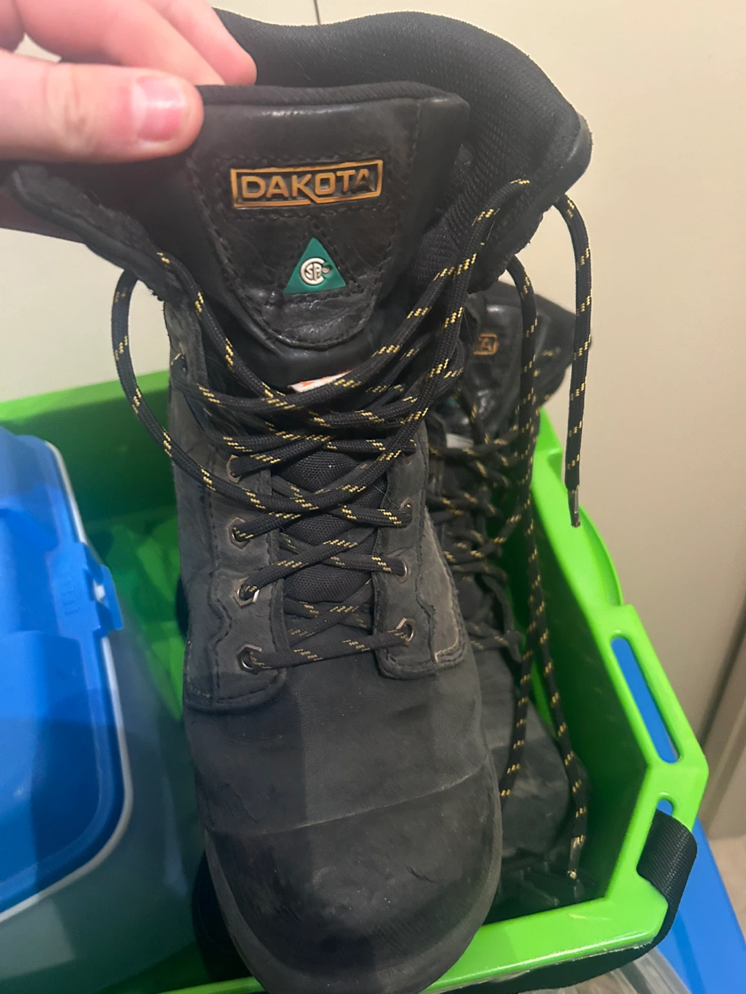 Dakota T-Max 900-5 Black Work Boots - Size 8.5
