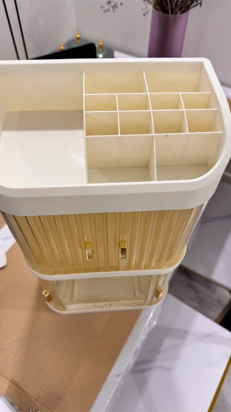 Cosmetic Storage Box - Beige image indicator(2)