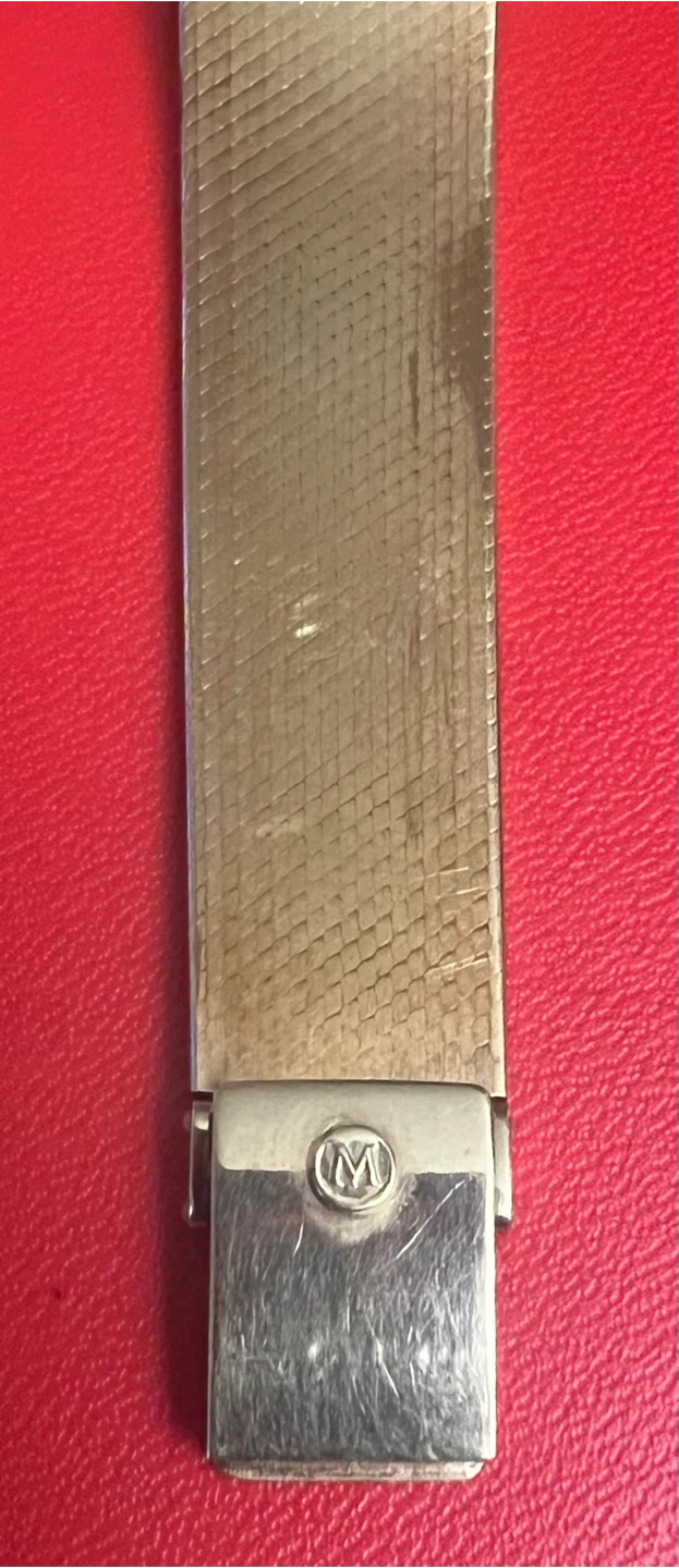 Custom Made 14kt Gold Men’s Movado Watch… - photo 3