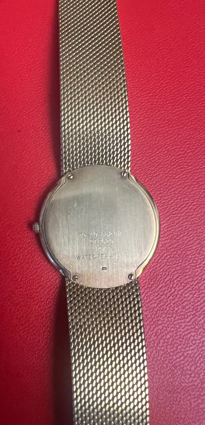 Custom Made 14kt Gold Men’s Movado Watch… - photo 4