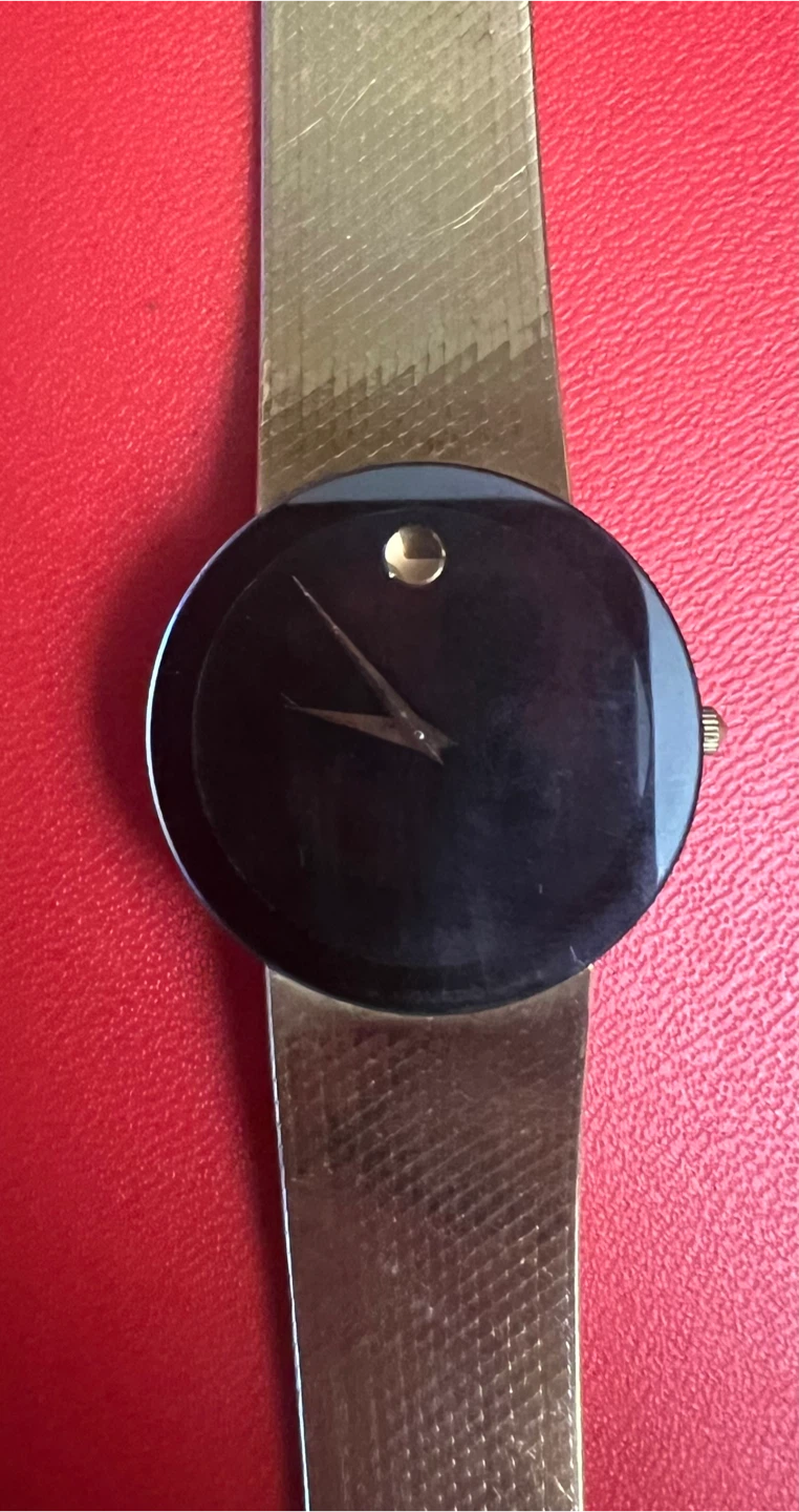 Custom Made 14kt Gold Men’s Movado Watch… - photo 2