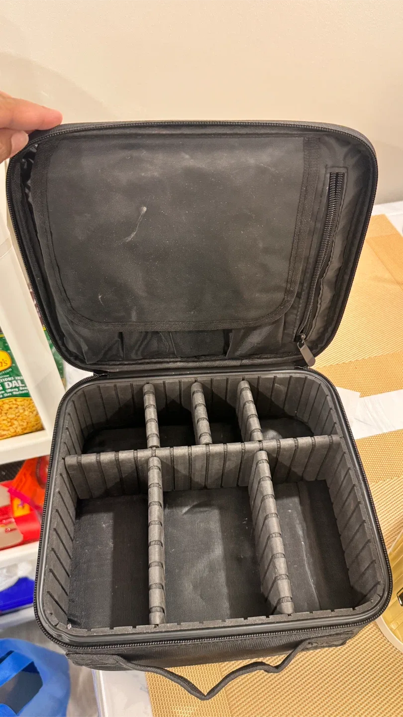 Black Makeup Organizer Case image indicator(3)