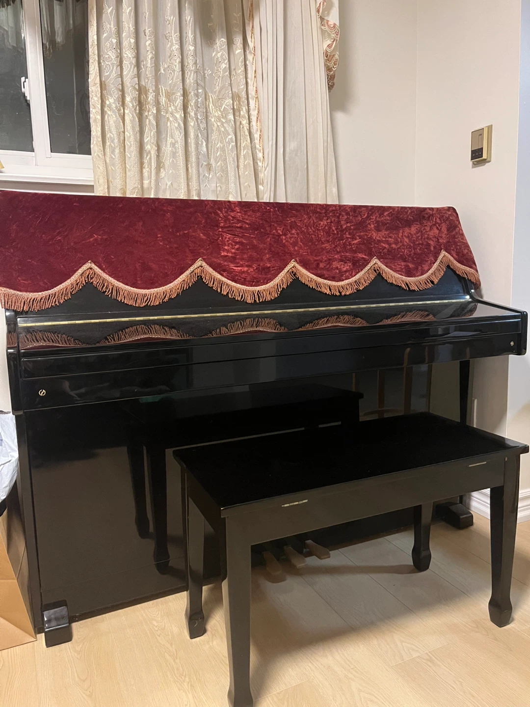 Young Chang Upright Piano with Bench