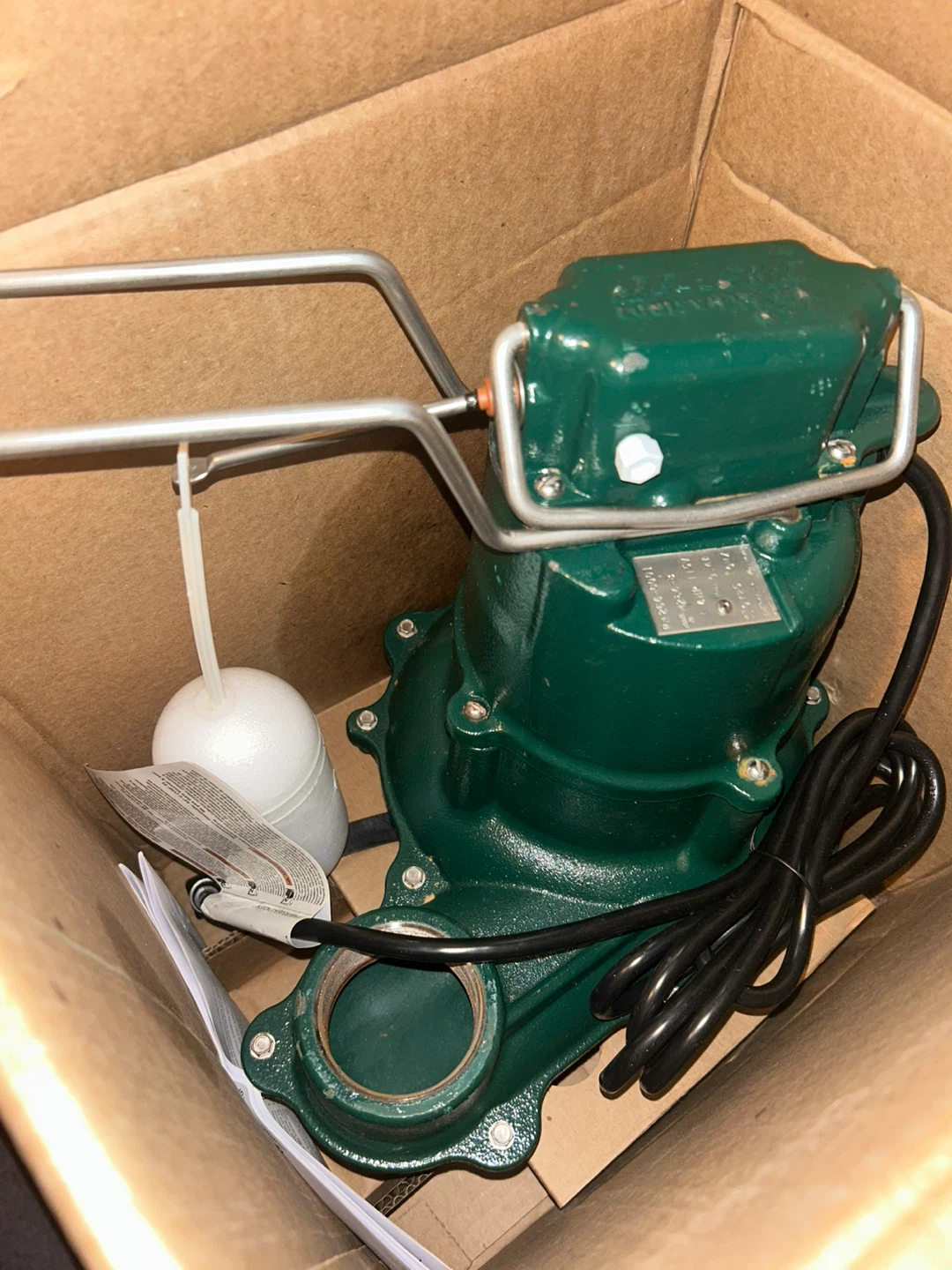 Zoeller Waste-Mate Submersible Sewage Pump M264-B - photo 3