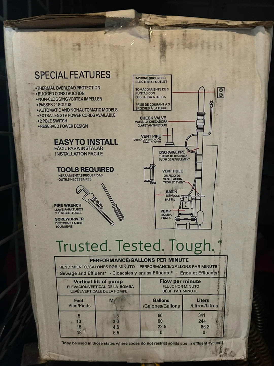 Zoeller Waste-Mate Submersible Sewage Pump M264-B image indicator(8)
