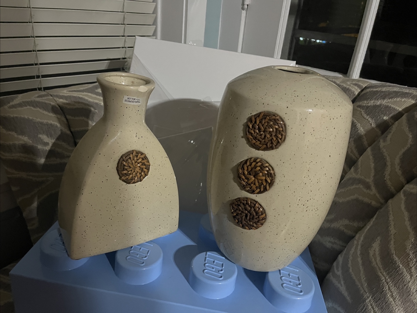 Set of 2 Decorative Vases