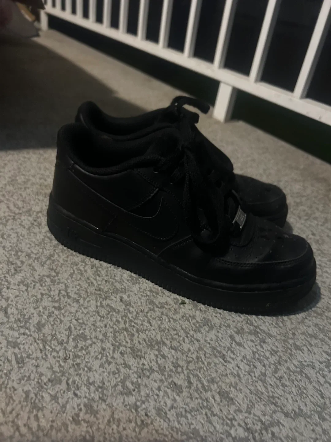 Nike Air Force 1 Black Shoes image indicator(2)