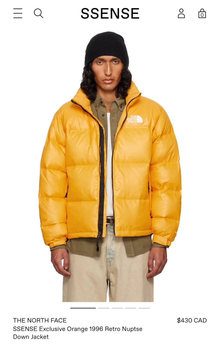 (Retail $486)New The North Face 1996 Retro Nuptse Down Jacket image indicator(3)