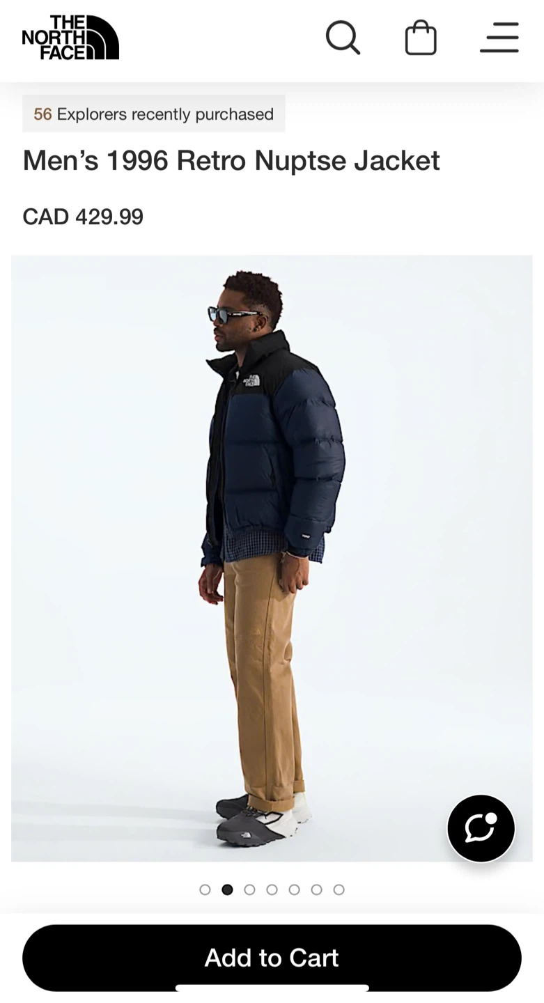 (Retail $486)New The North Face 1996 Retro Nuptse Down Jacket - photo 5