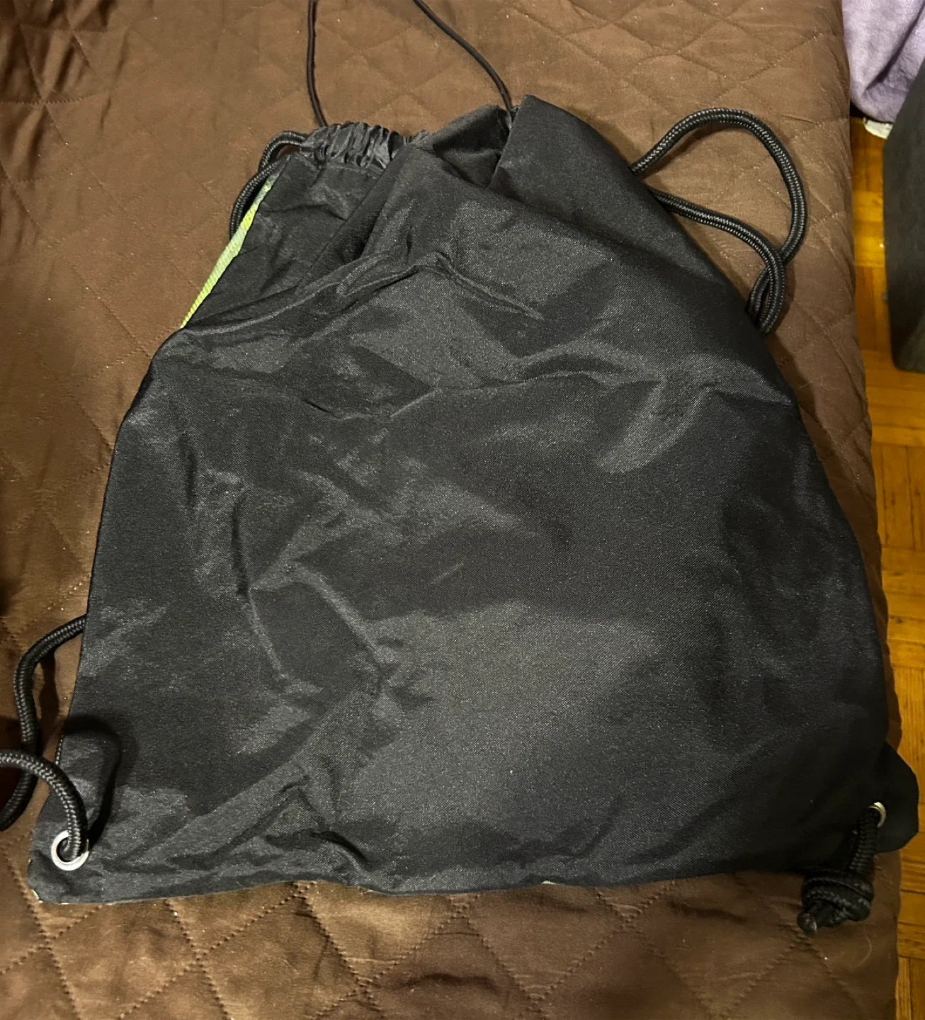 Black Drawstring Backpack image indicator(2)