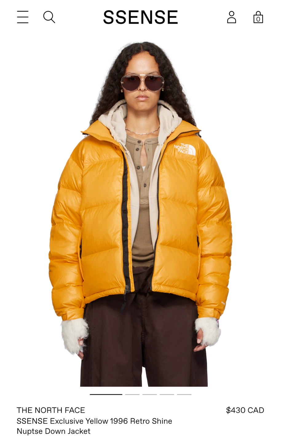 (Retail $486)New The North Face 1996 Retro Nuptse Down Jacket