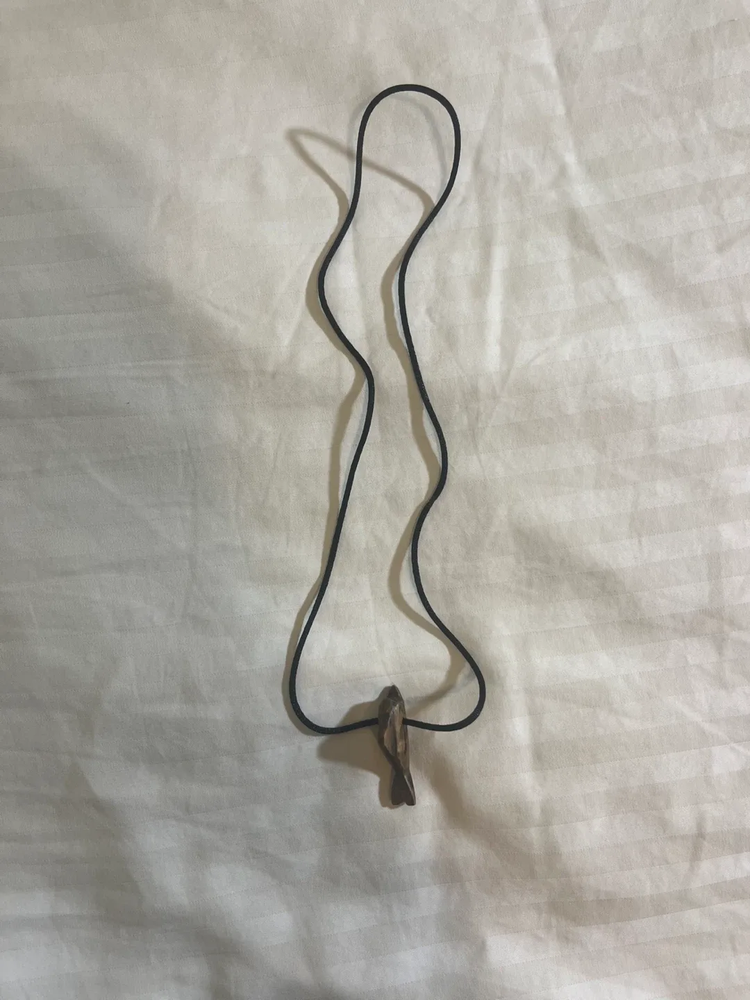 Hand Carved Wood Fish Necklace