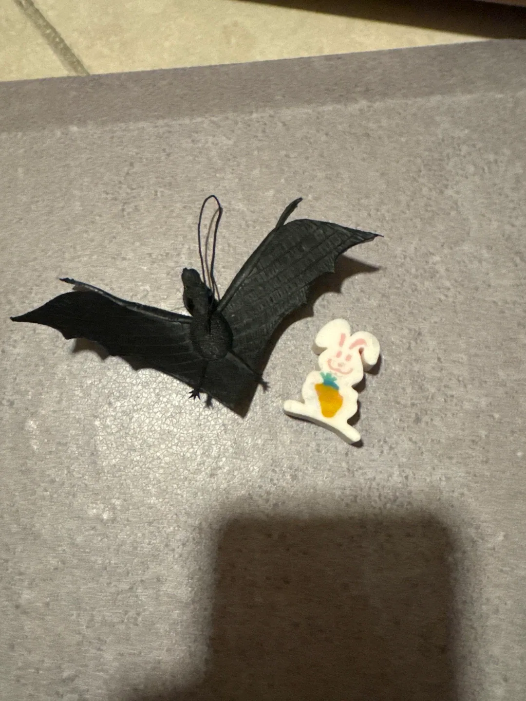 Eraser and Halloween decoration