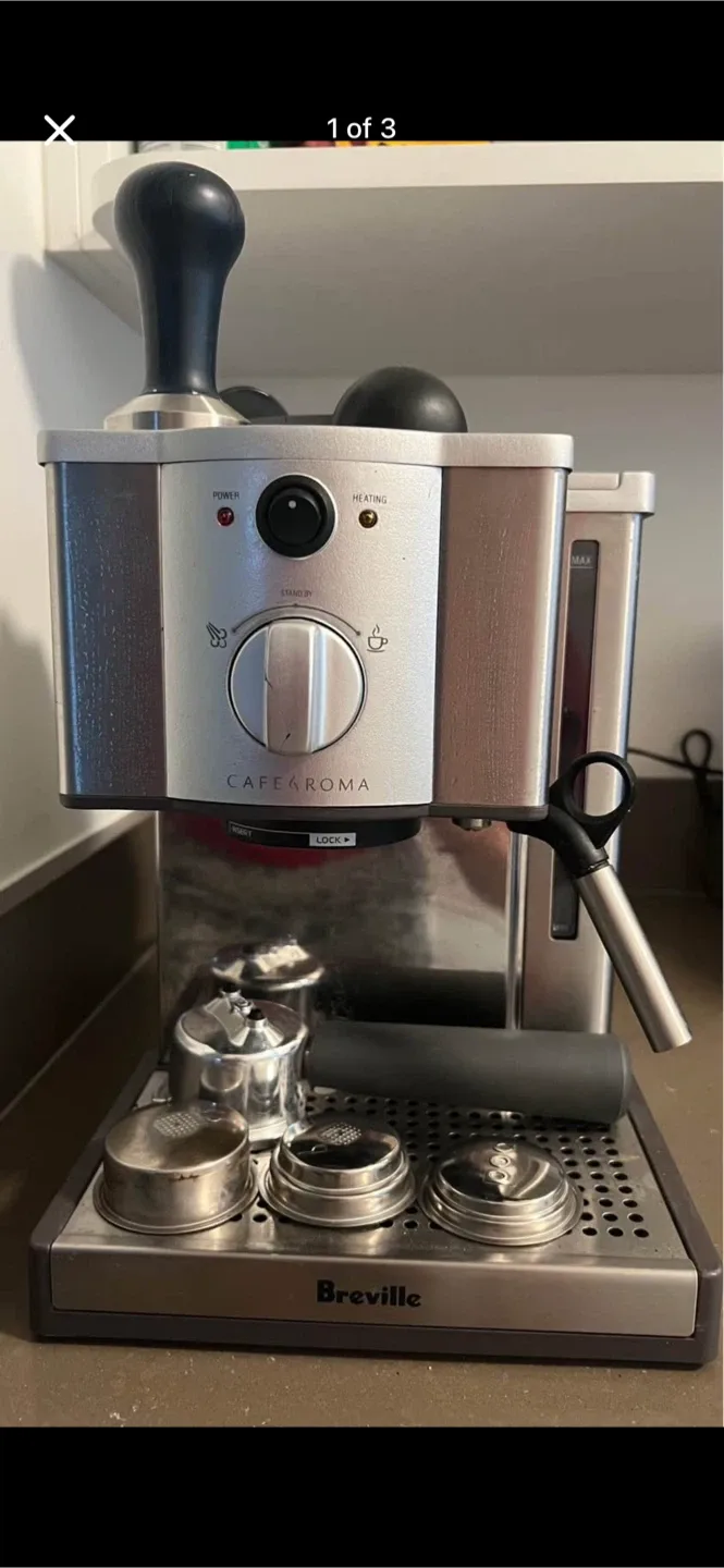 Breville Cafe Roma Espresso Machine thumbnail