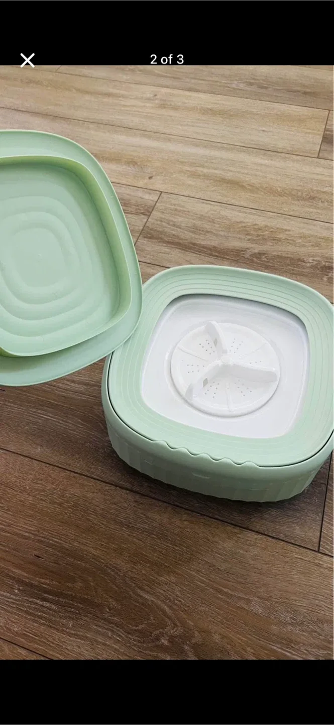 Portable Mini Washing Machine - Light Green image indicator(3)