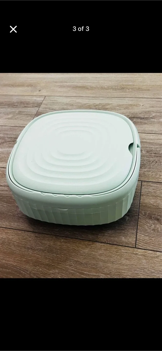 Portable Mini Washing Machine - Light Green image indicator(2)