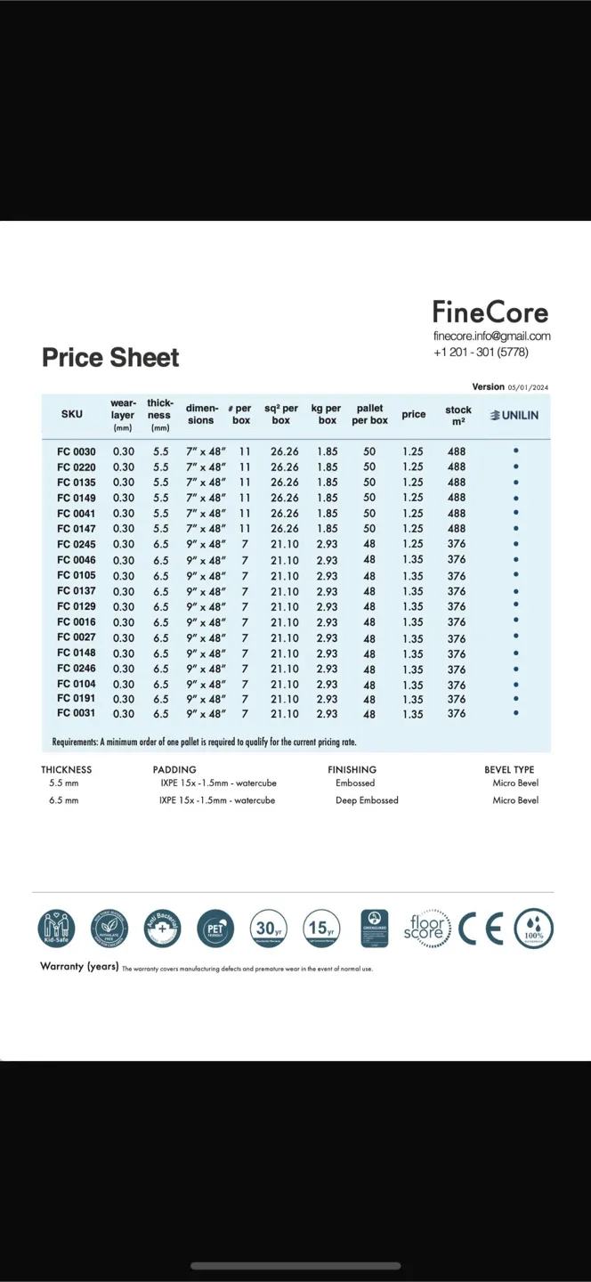 FineCore Flooring Samples image indicator(3)