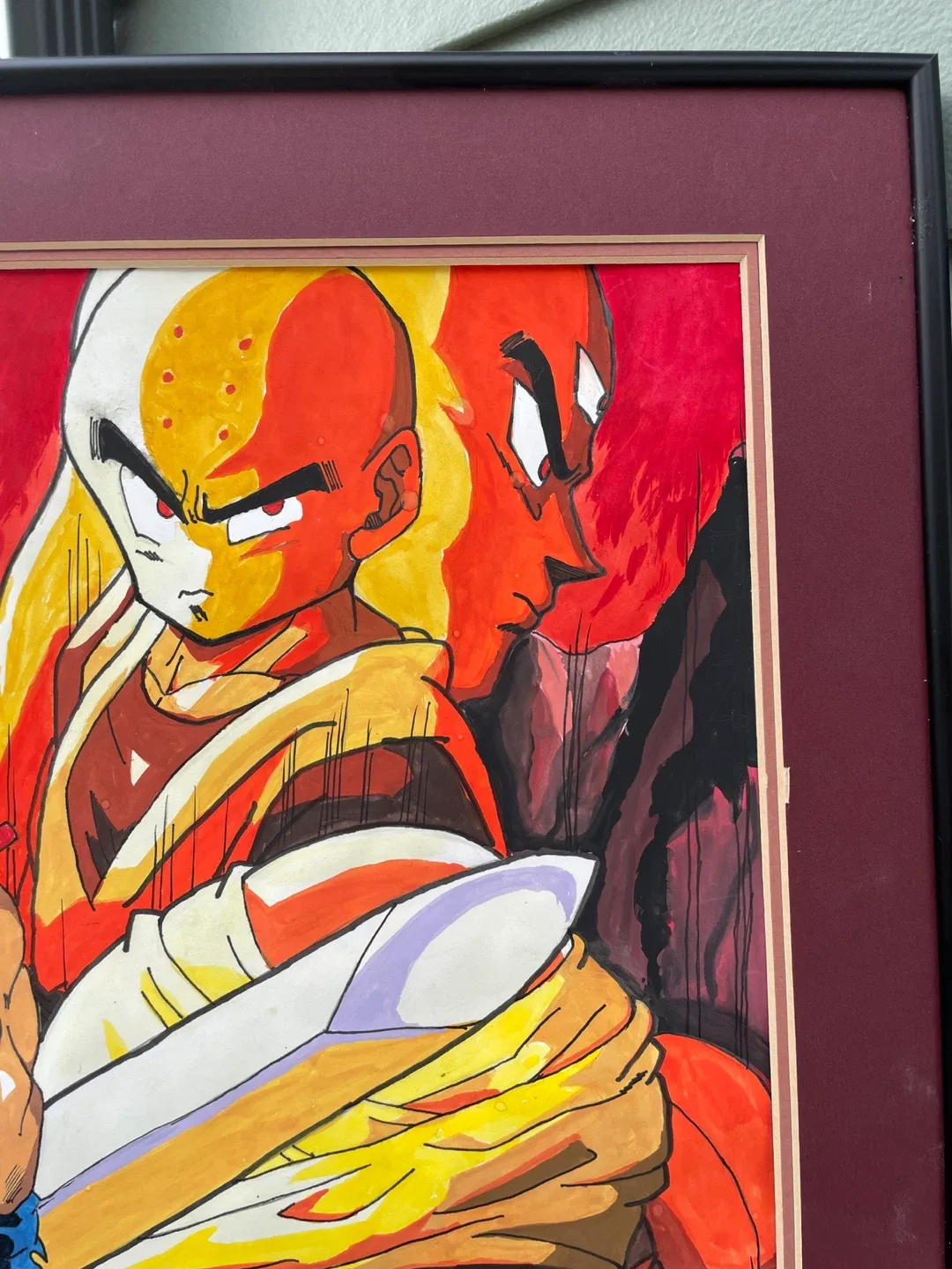Dragon Ball Z Framed original art acrylic signed rc image indicator(5)