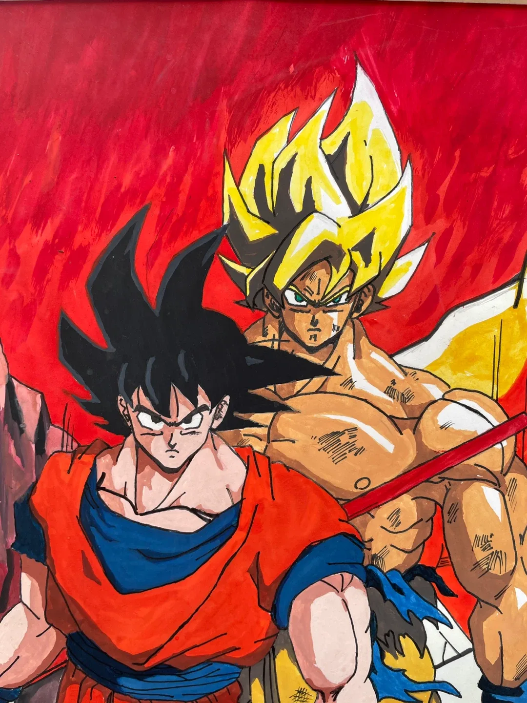 Dragon Ball Z Framed original art acrylic signed rc image indicator(6)