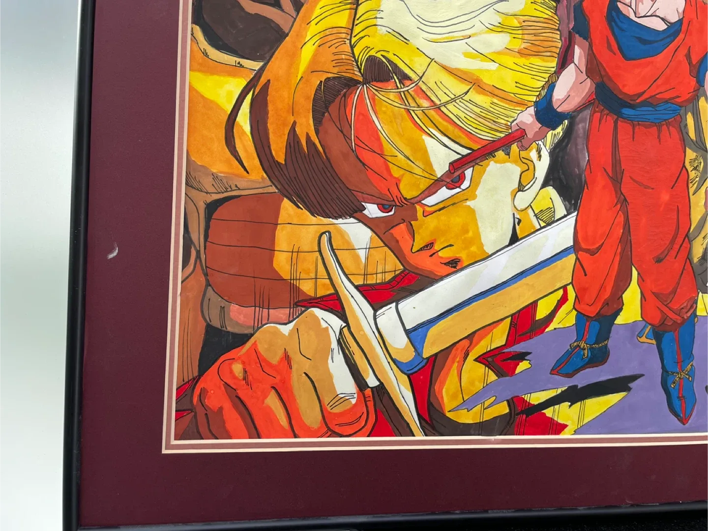 Dragon Ball Z Framed original art acrylic signed rc image indicator(2)