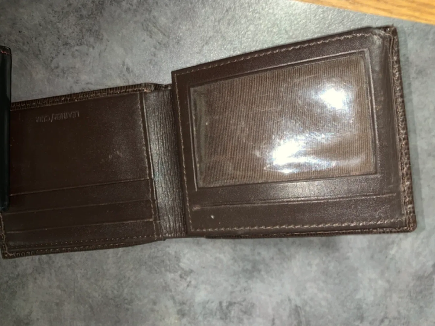 Calvin Klein Brown Leather Wallet image indicator(3)