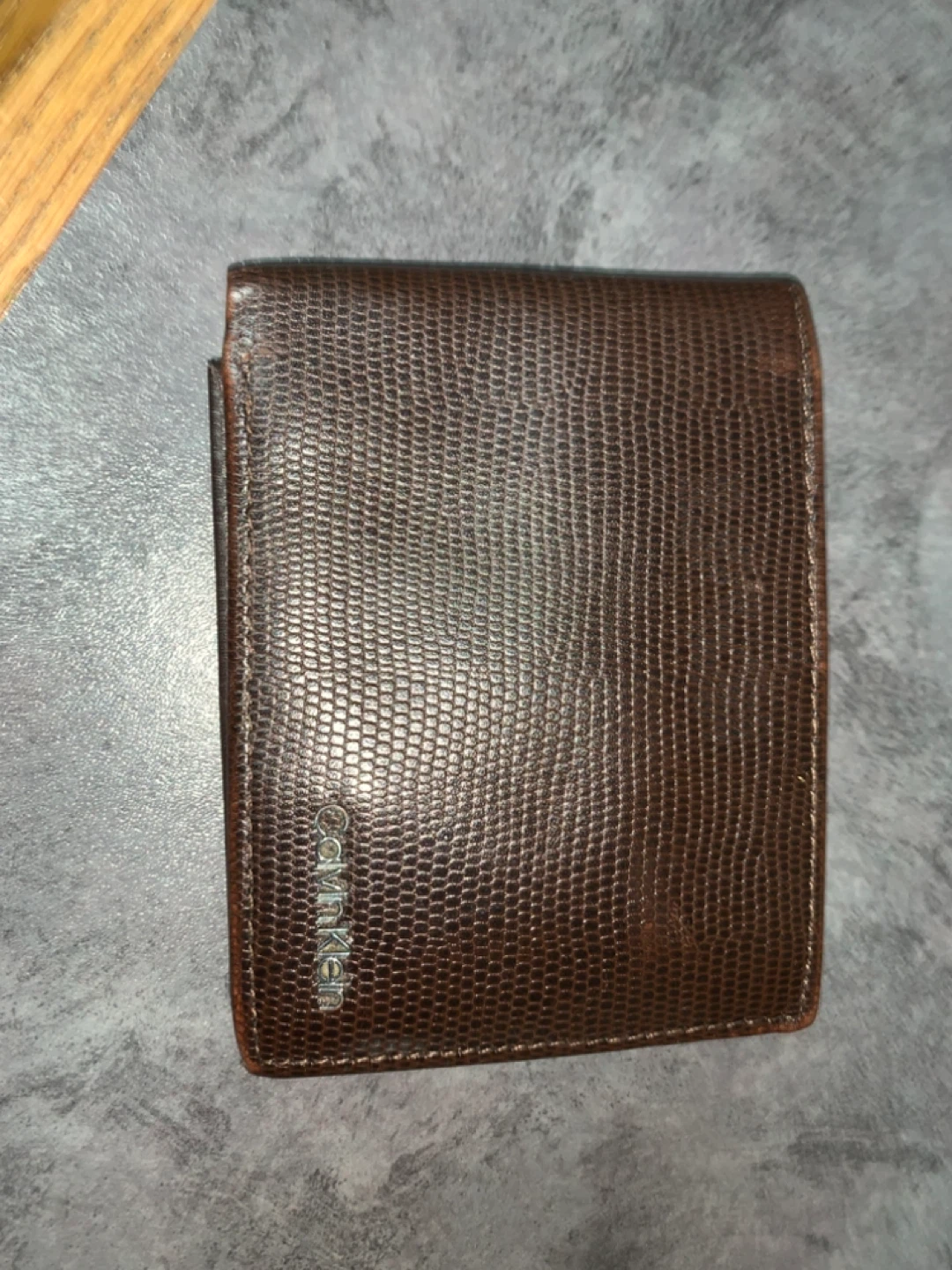 Calvin Klein Brown Leather Wallet