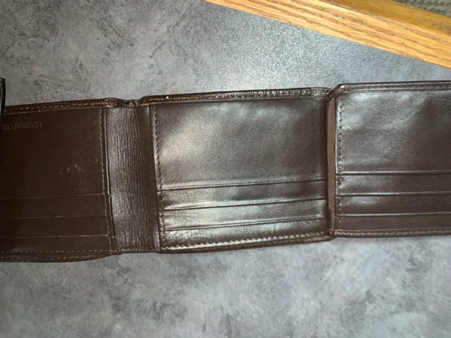 Calvin Klein Brown Leather Wallet image indicator(2)