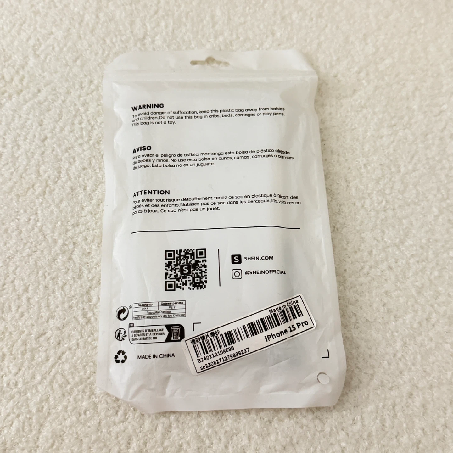 New iPhone 15 Pro Clear Phone Case - photo 2