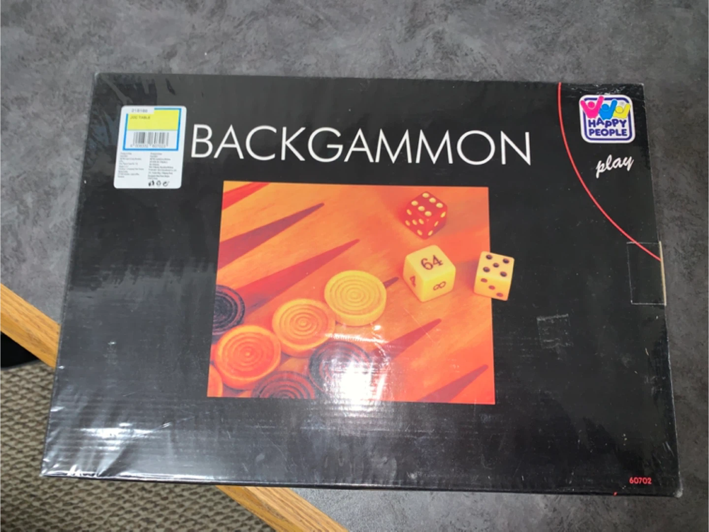 New Happy People Backgammon Set