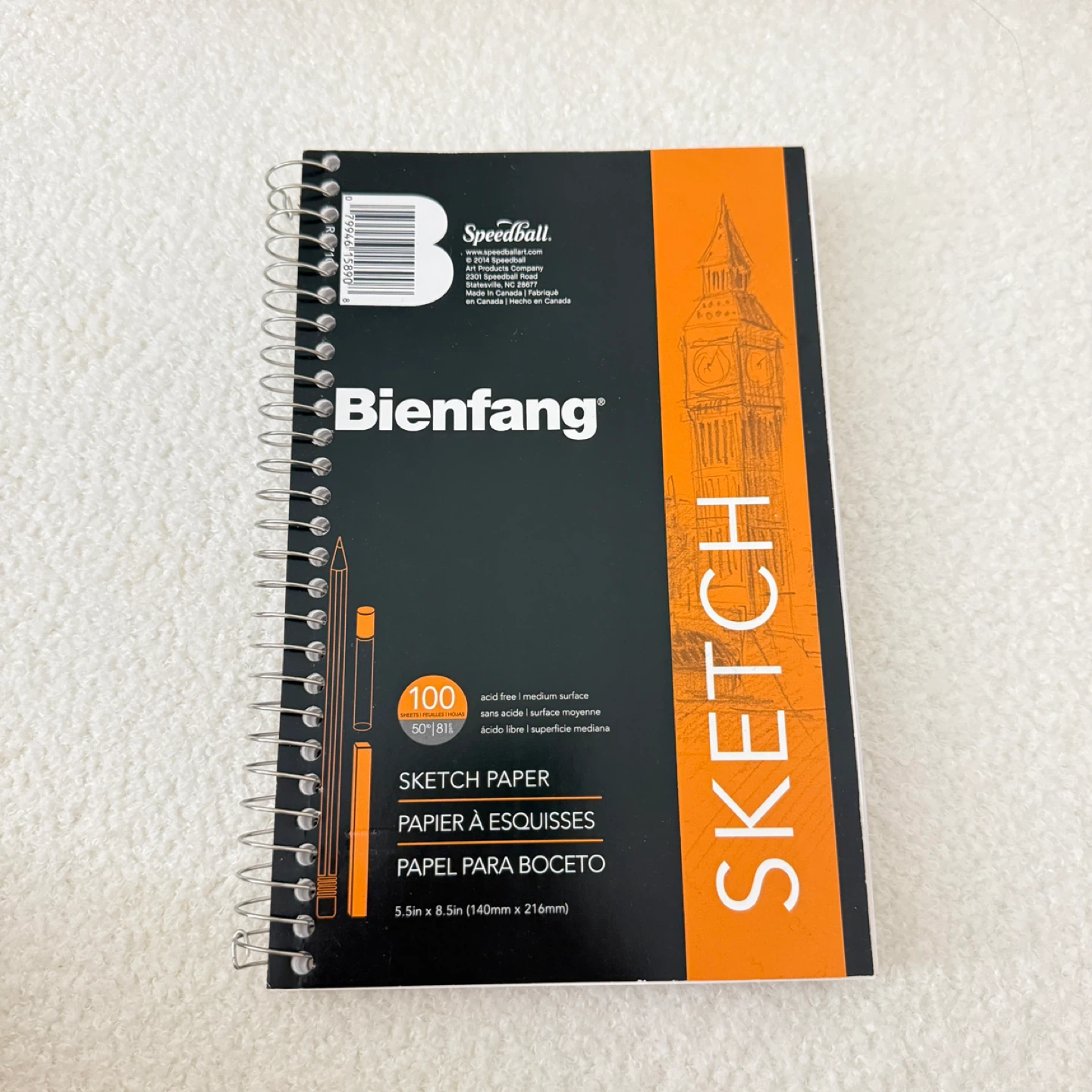 New Bienfang Sketch Pad - 5.5 x 8.5 inches