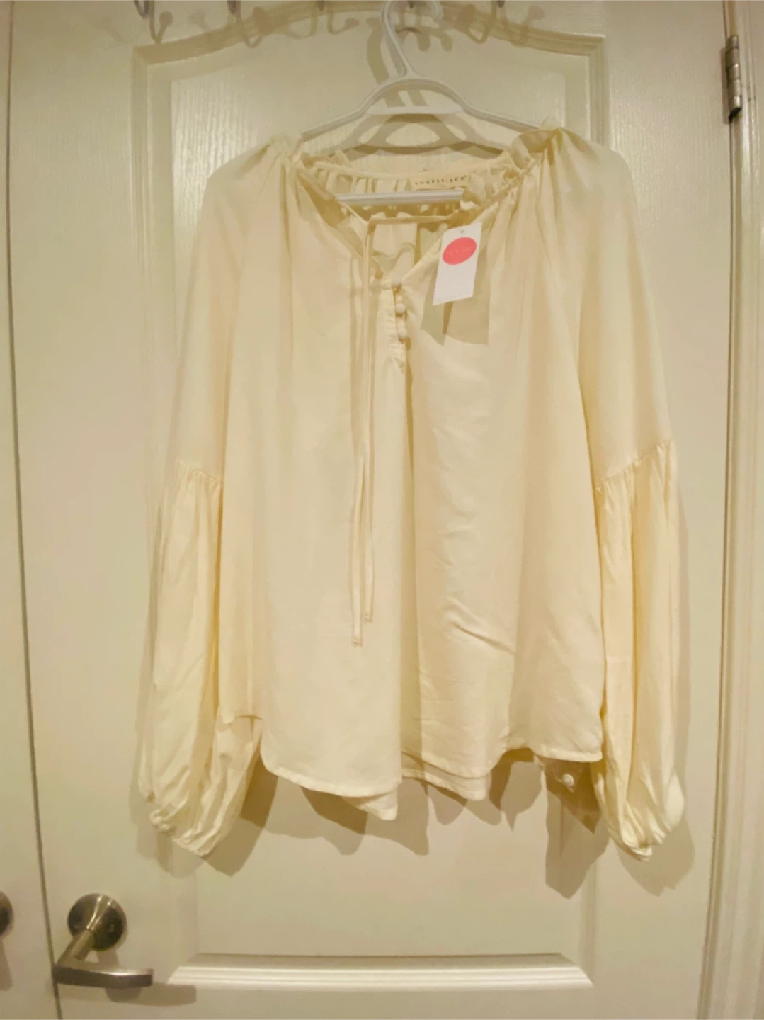 Lovestitch Honey Ivory Blouse - Size M New