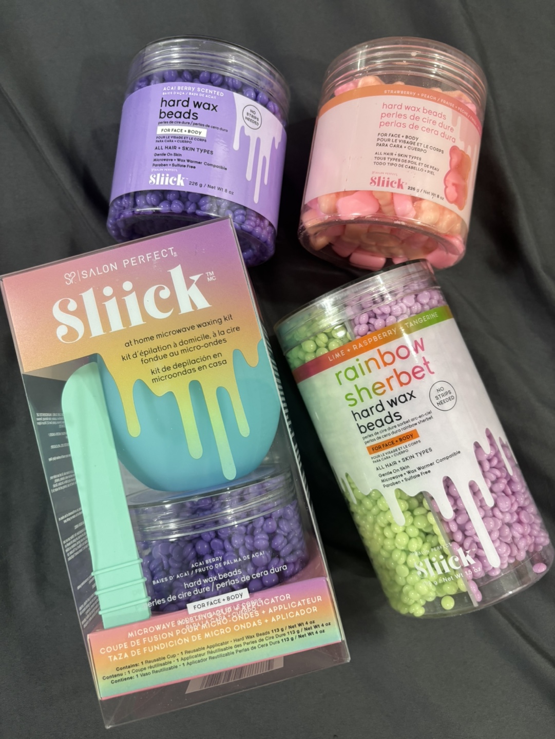 NEW - Sliick Hard Wax Beads Set - Assorted Scents