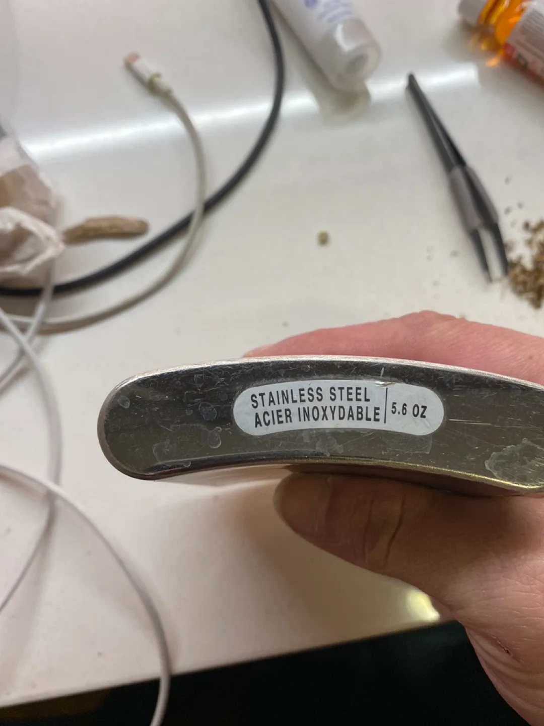 Gentlemen's Tool Kits Flask - 5.6oz Stainless Steel image indicator(2)