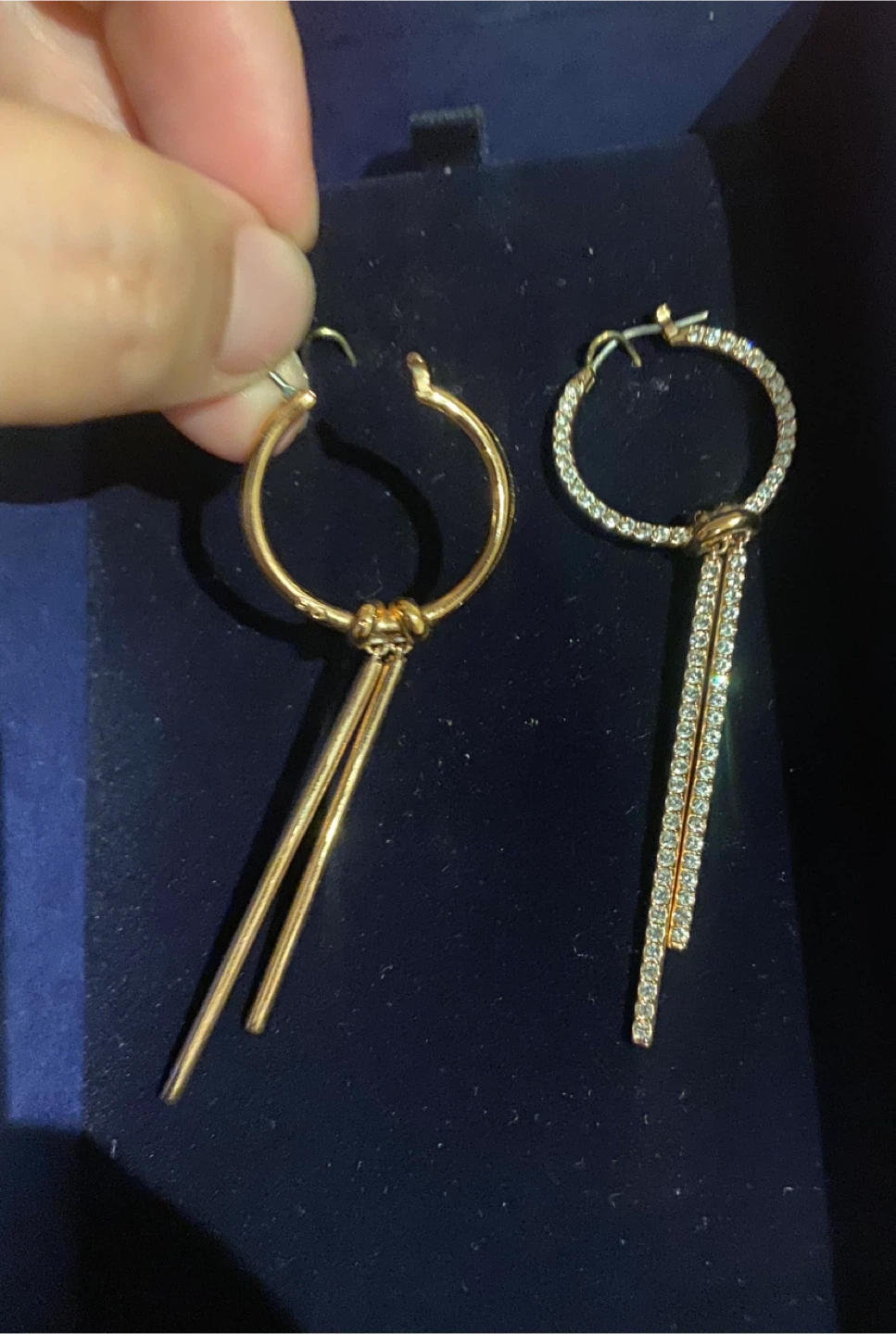 Swarovski Lifelong PE Hoop LG CRY/ROS Earrings - photo 3
