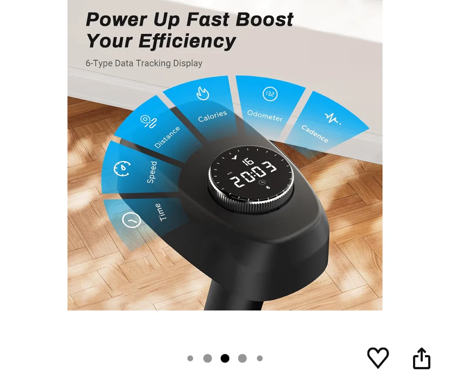 MERACH Exercise Bike, Indoor Cycling Bike image indicator(5)