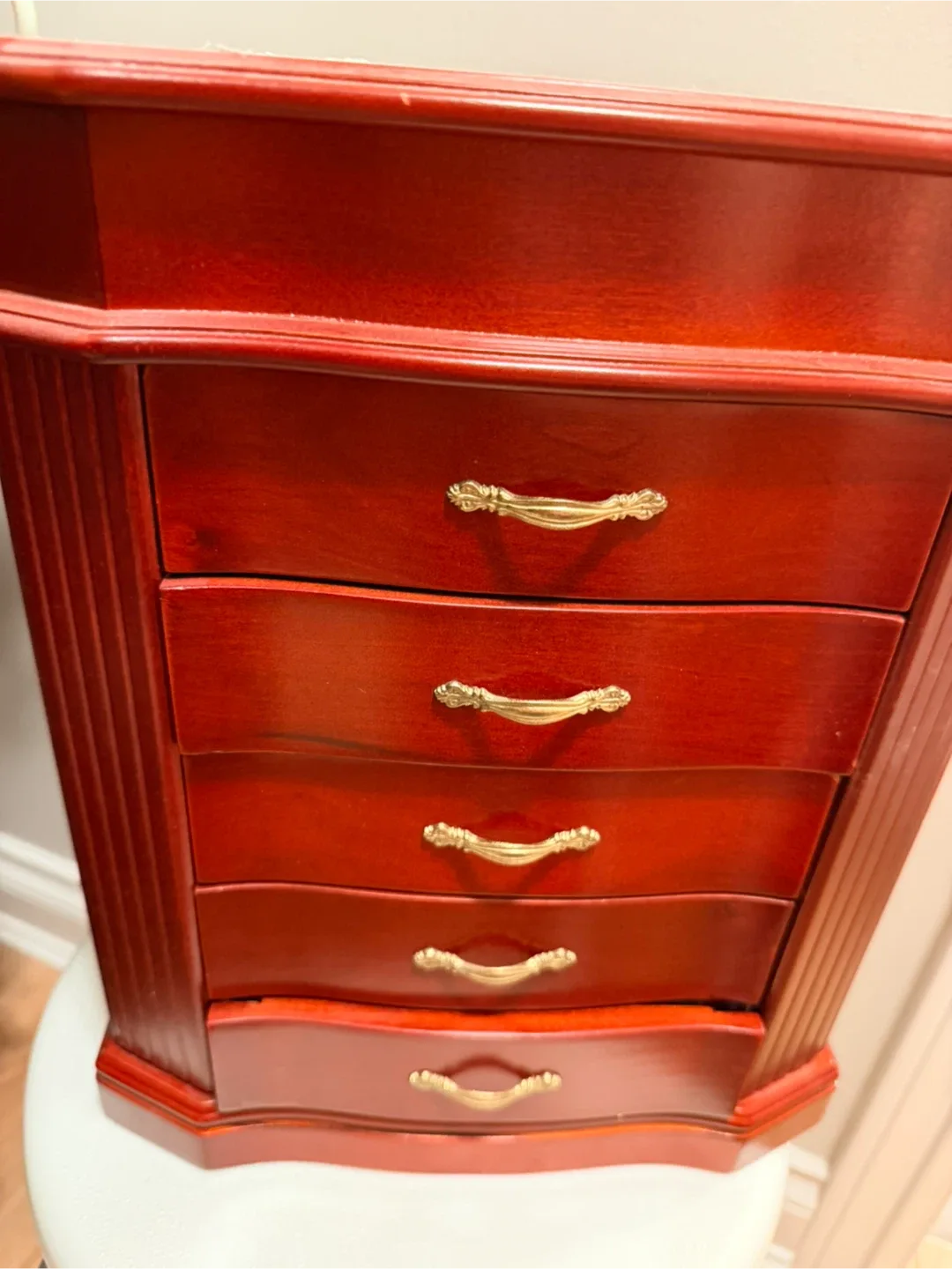 Wooden Jewelry Box with Drawers image indicator(2)