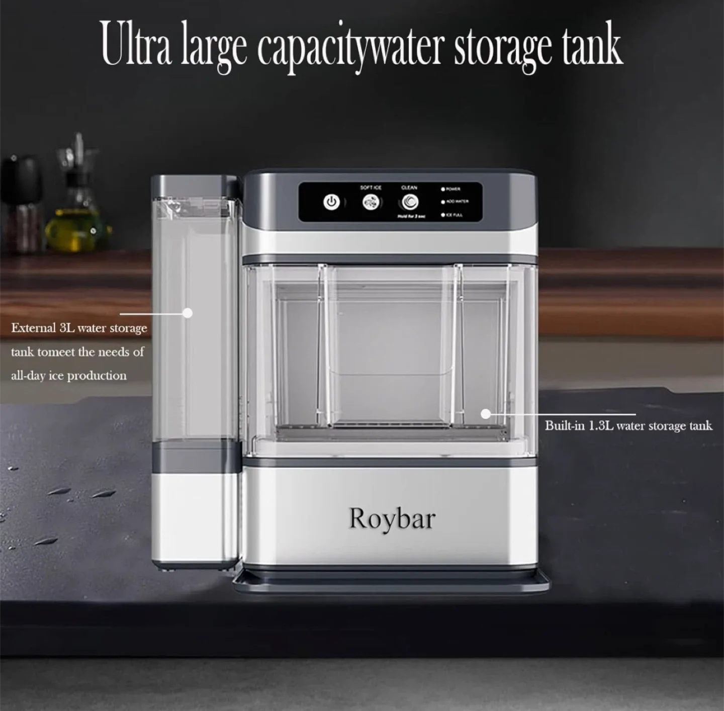 New in box Roybar Ice Maker - Makes Ice in 6 Minutes! image indicator(4)