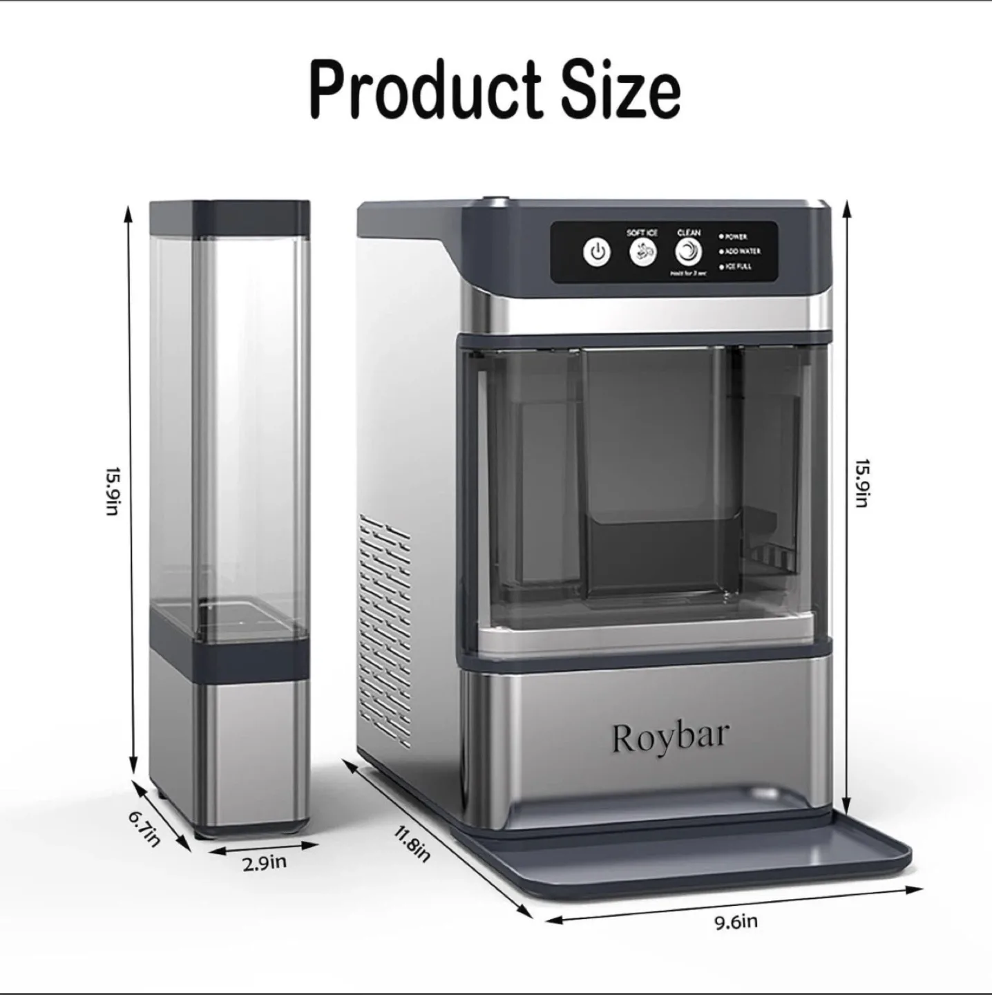 New in box Roybar Ice Maker - Makes Ice in 6 Minutes! image indicator(6)