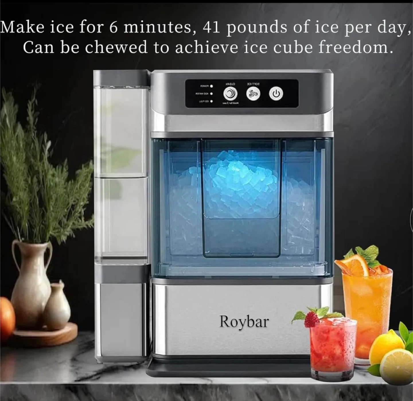 New in box Roybar Ice Maker - Makes Ice in 6 Minutes! image indicator(2)