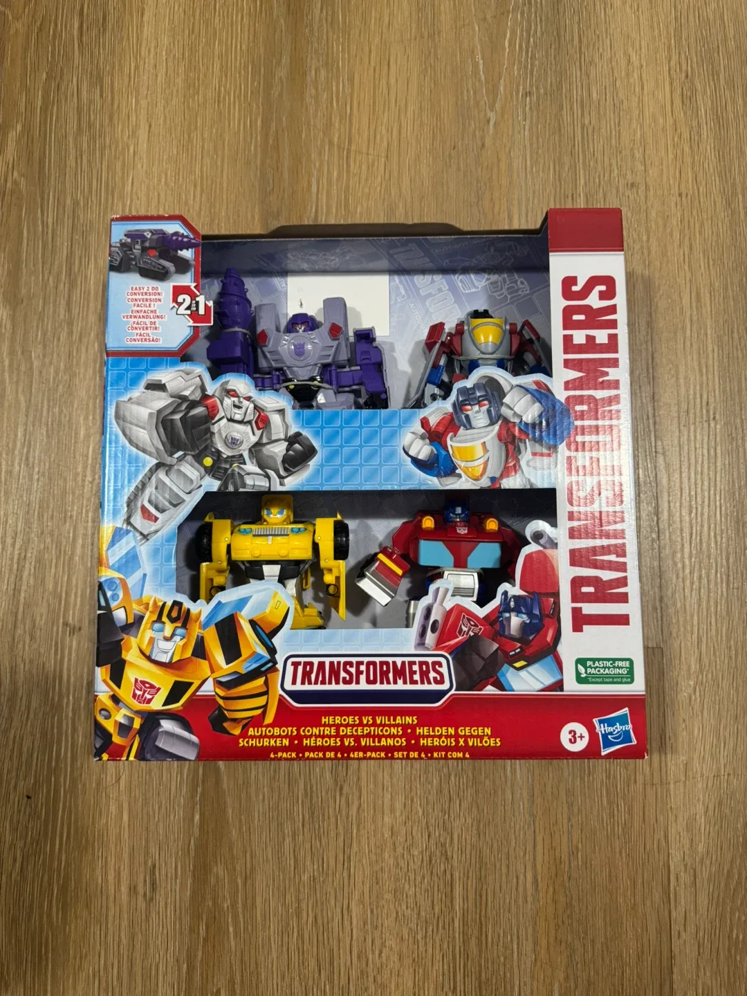 Transformers Heroes vs Villians for Kids