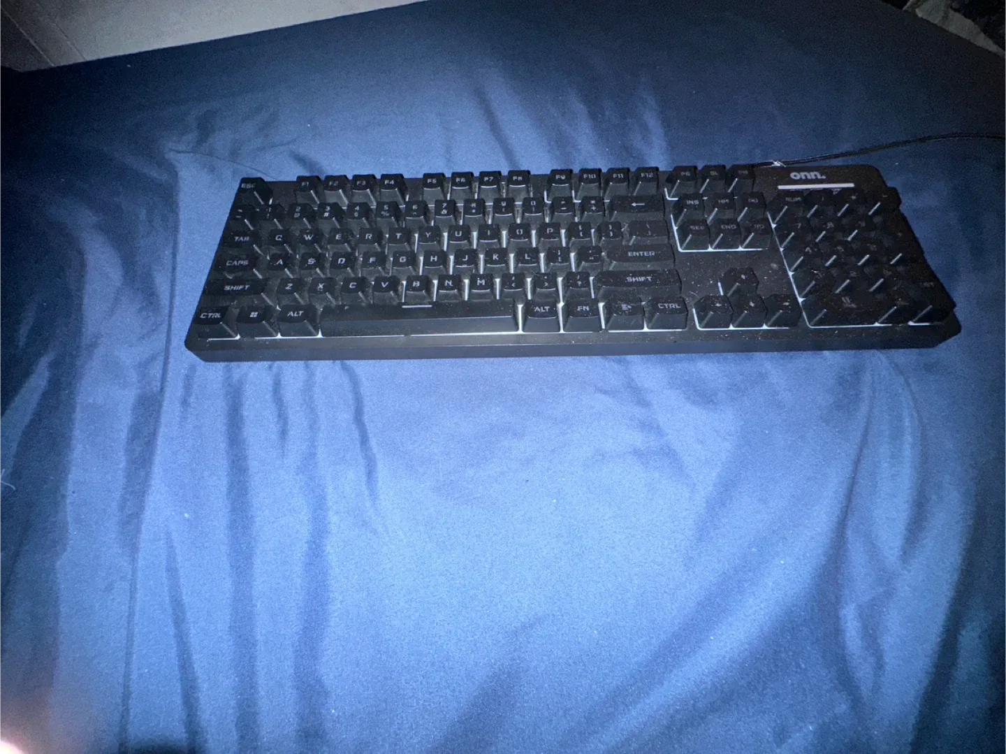 onn. Gaming Keyboard - RGB Backlit image indicator(2)