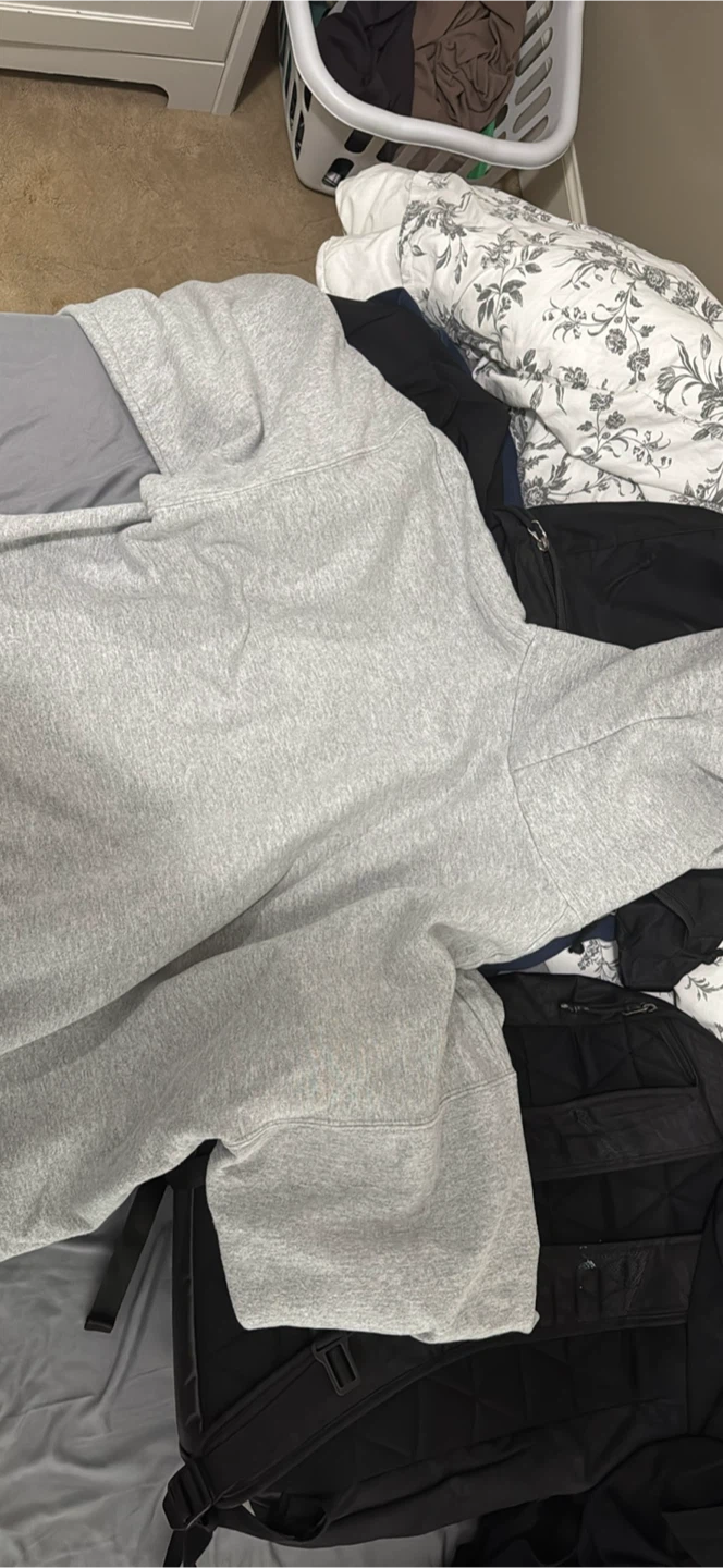 Thrasher Flame Logo Hoodie - Grey - photo 3