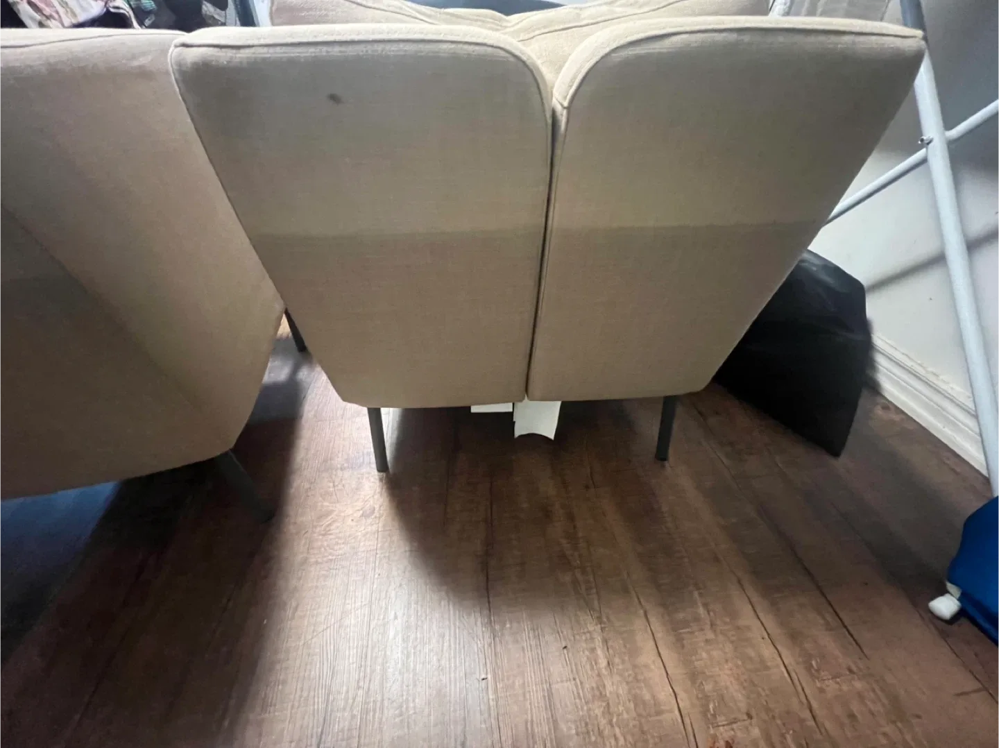 Set of 2 Beige Accent Chairs image indicator(2)