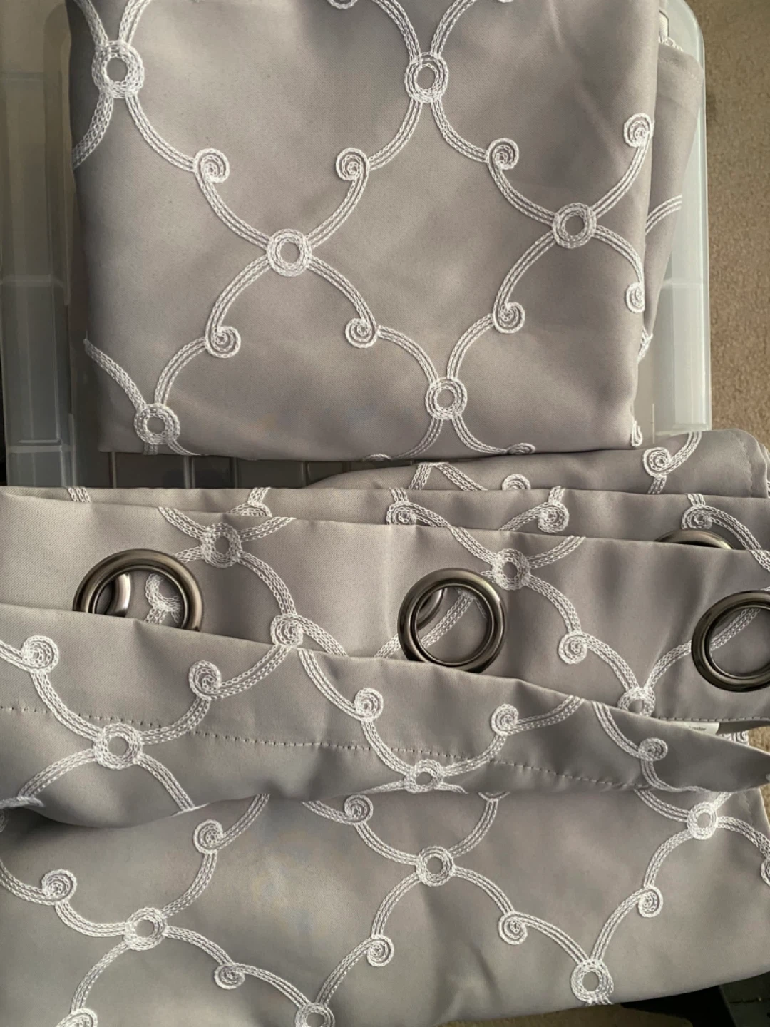 Grey Curtains - Black Out
